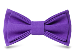 фиолетовый галстук-бабочка