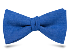 синий галстук-бабочка